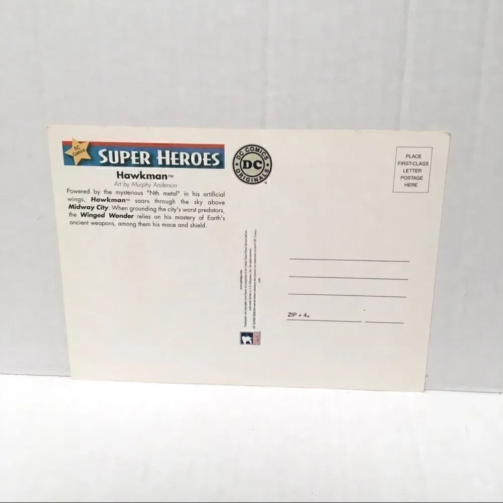‎DC comics Super Hero 2005 postcards 6 pack